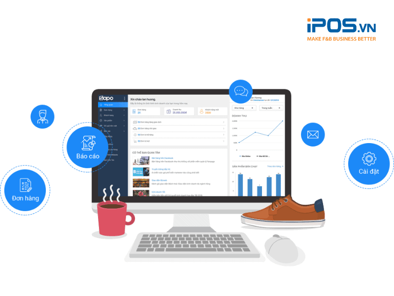 Sapo hỗ trợ rất nhiều trong các nghiệp vụ thu ngân