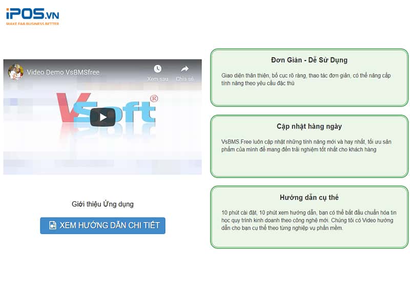 phần mềm quản lý bán hàng vsoft