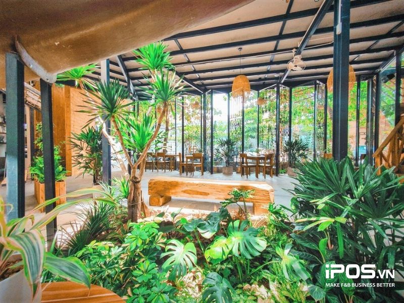 Quán cafe cây xanh đang là xu hướng được ưa chuộng