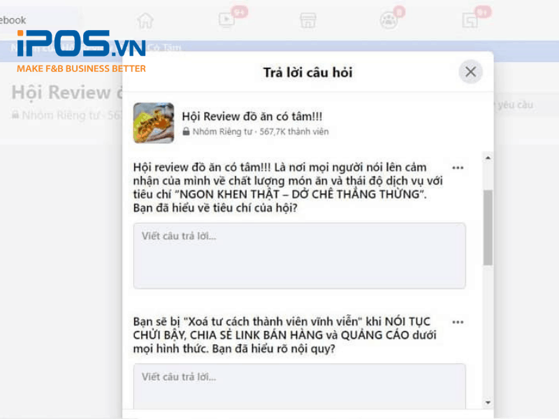 Hội review đồ ăn kiểm duyệt rất chặt chẽ sự tham gia của thành viên