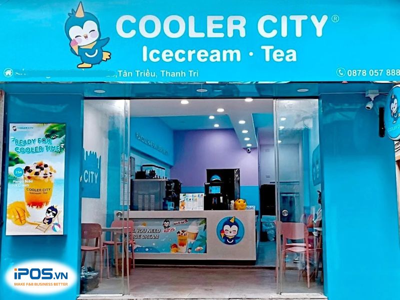 Cooler City Icecream & Tea là thương hiệu kem và trà sữa giá rẻ đến từ Trung Quốc.