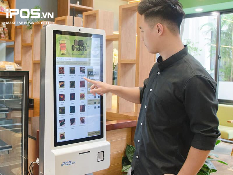 Kiosk order tự động có thể hỗ trợ tốt cho hoạt động upsell 
