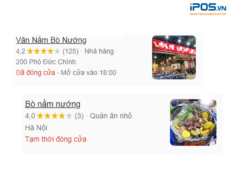 Nhà hàng bạn càng nhiều sao đánh giá tốt thì càng được nhiều khách hàng chú ý