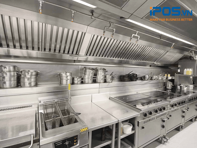 thiết bị bếp cần thiết để mở nhà hàng