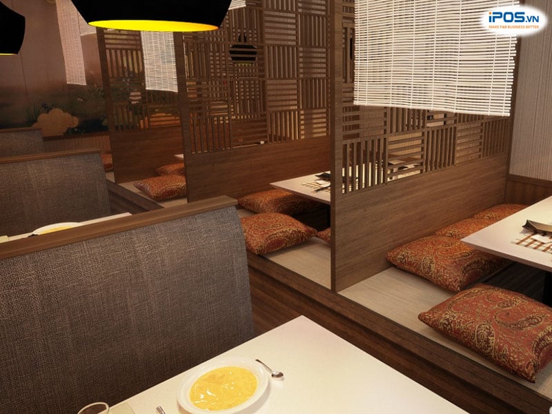 Thiết kế nhà hàng theo phong cách Nhật Bản