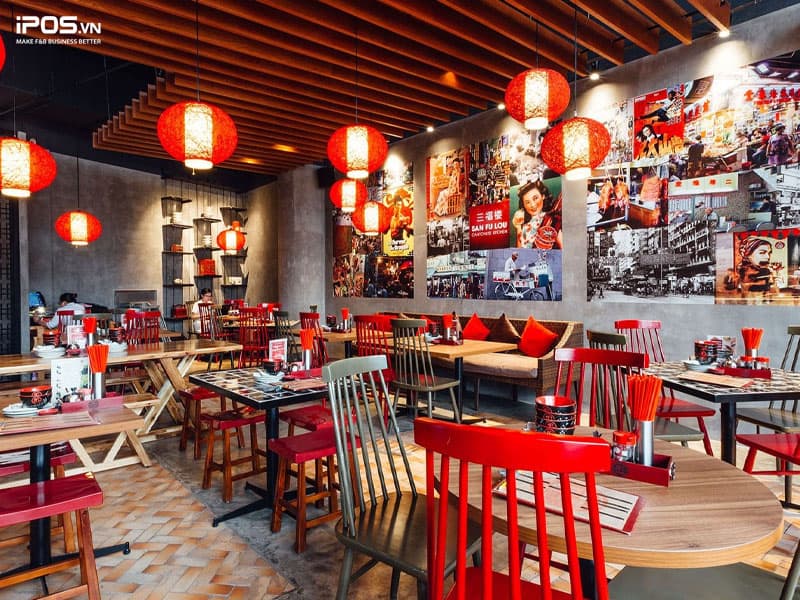 Thiết kế nhà hàng theo phong cách Hongkong - Trung Quốc