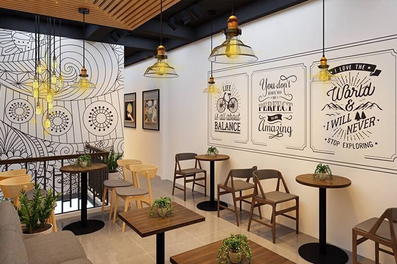 Các bước chuẩn bị trang trí quán 