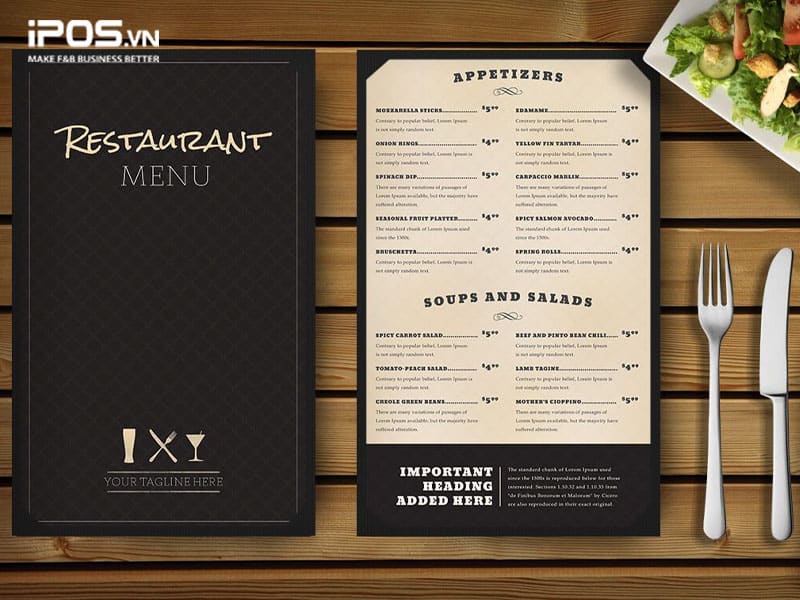 Bố cục hài hòa gây ấn tượng với thực khách