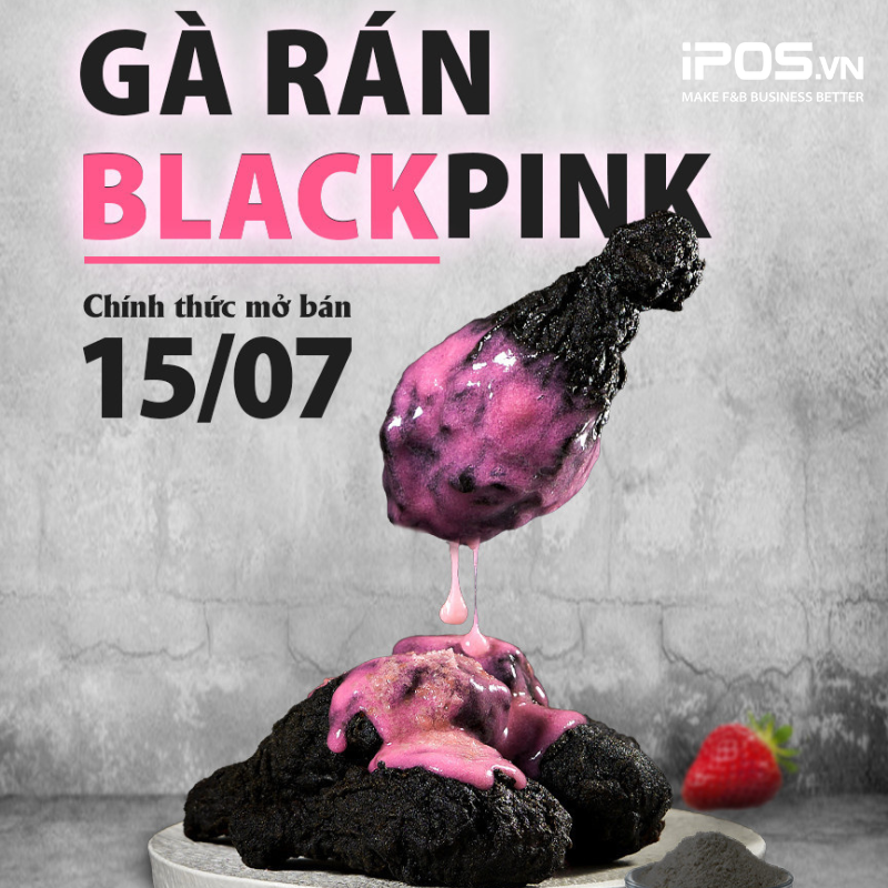 Gà rán BLACKPINK nhanh chóng thu hút sự chú ý của cộng đồng mạng 
