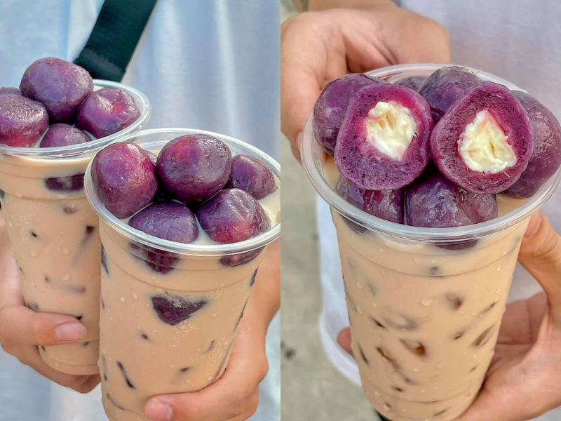 Trân châu khoai dẻo phô mai núng nính siêu “hot” thời gian gần đây