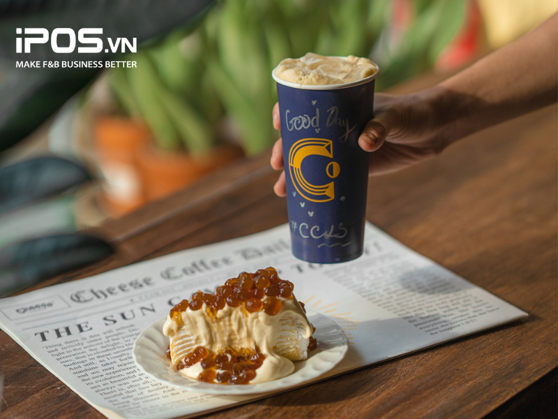 Trà sữa nguyên lá Cheese Coffee là đồ uống rất được giới trẻ Sài Gòn yêu thích