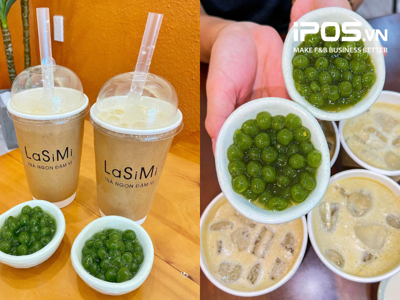 Ô long sữa và Ô long lài sữa là đồ uống best seller trong menu trà sữa LaSiMi