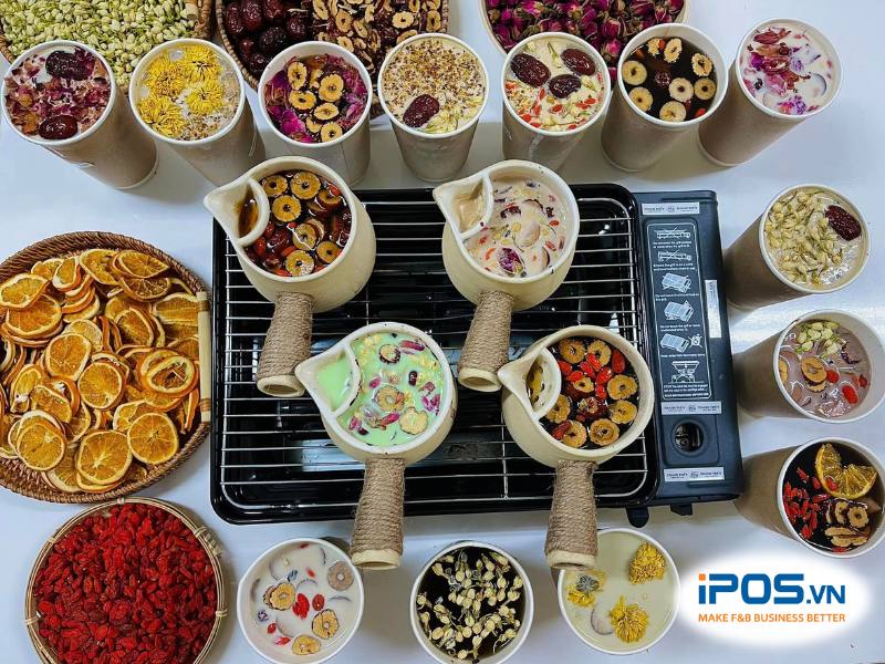 Trà Sữa Nướng Vân Nam cách pha chế mới lạ, hình thức đẹp mắt