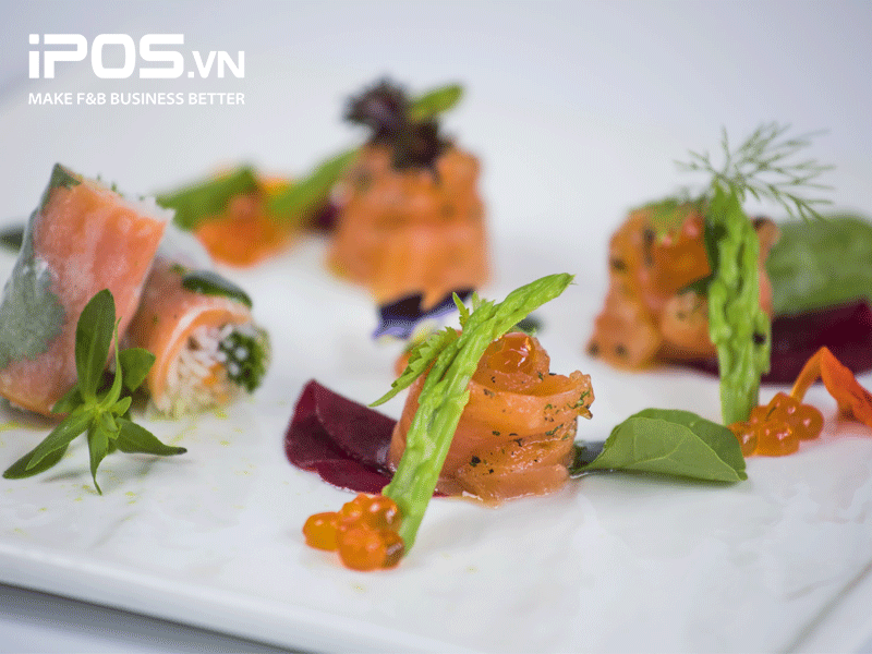 trình bày món ăn 