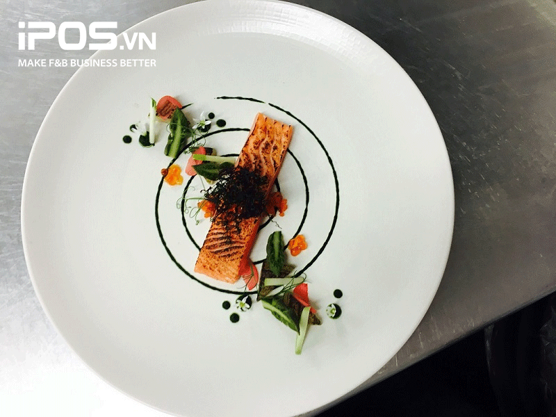 trình bày món ăn 