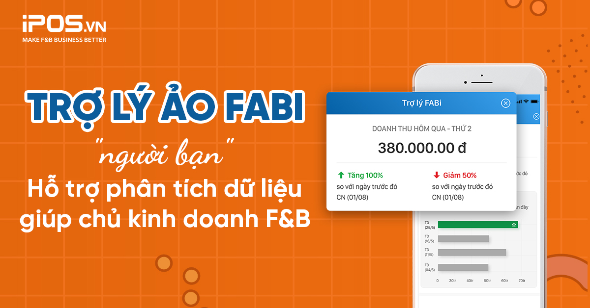 Trợ lý ảo FABi – “người bạn” hỗ trợ phân tích dữ liệu giúp chủ kinh doanh F&B