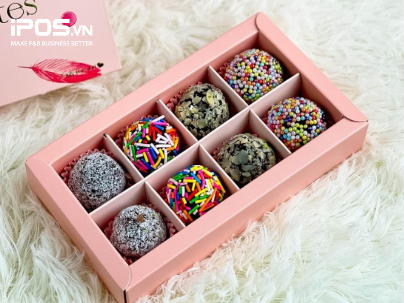 Socola truffles mềm mịn chắc chắn sẽ làm “tan chảy” người thương trong dịp Valentine 