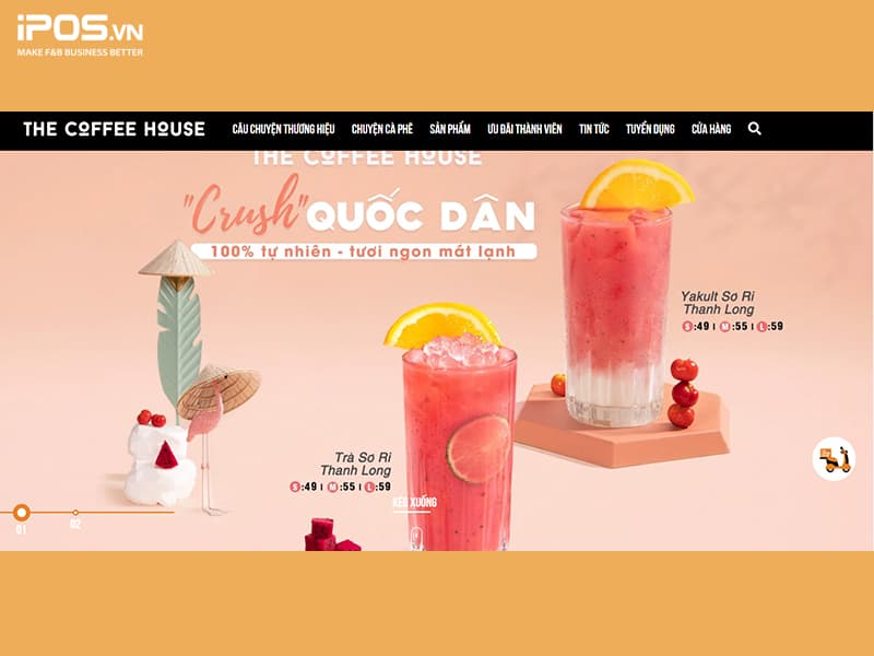 xây dựng website để bắt đầu marketing quán cafe