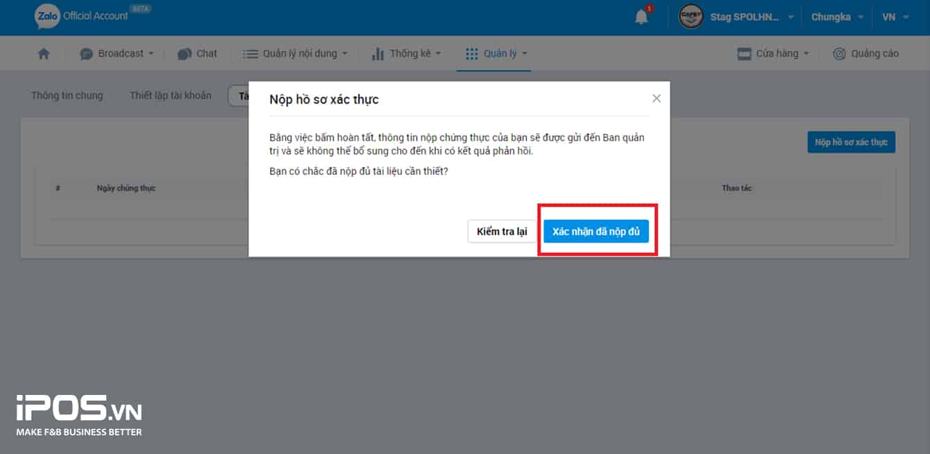 xác minh tài khoản Zalo Offical Account xác minh tài khoản Zalo Offical Account