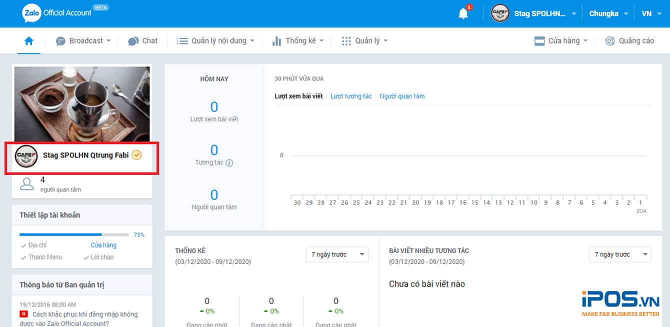 xác minh tài khoản Zalo Offical Account xác minh tài khoản Zalo Offical Account