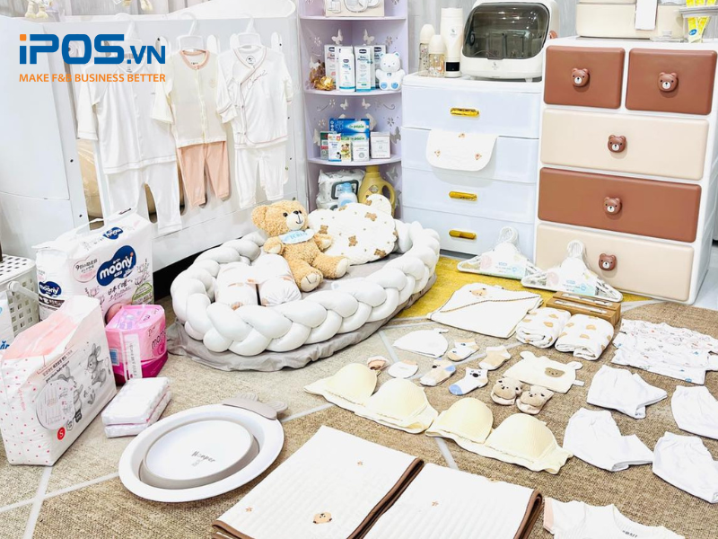 Đồ dùng mẹ và bé là mặt hàng kinh doanh online vốn ít, lời nhiều