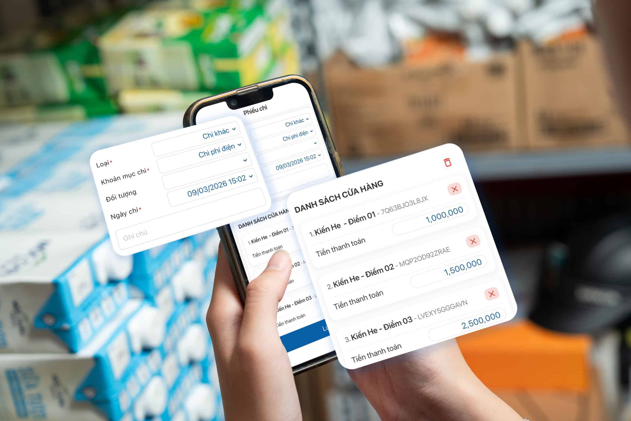 Phần mềm kế toán cho hộ kinh doanh F&B hỗ trợ lập phiếu chi và tự động điền vào sổ sách kế toán hợp lý