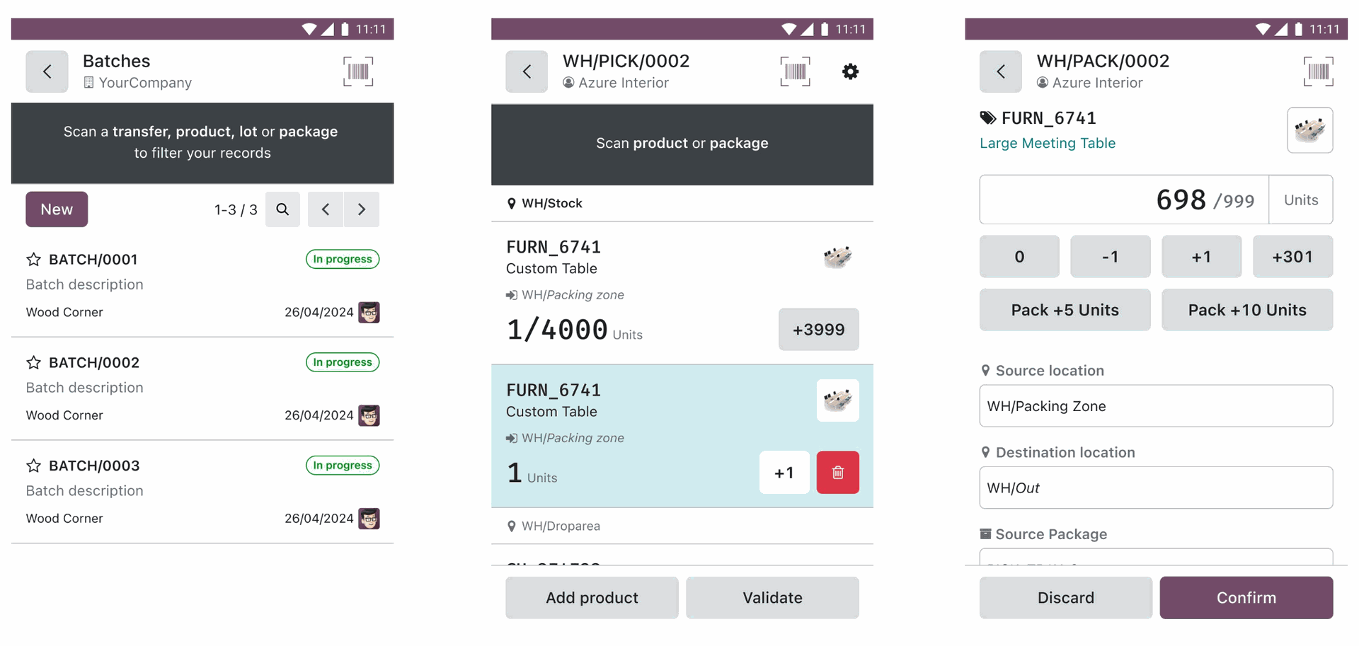 Quản lý kho Odoo