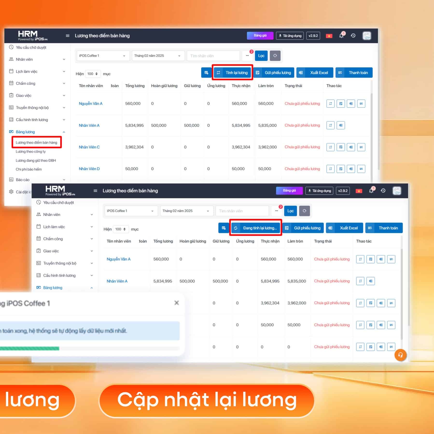iPOS HRM – Phần mềm quản lý nhân sự miễn phí cho F&B