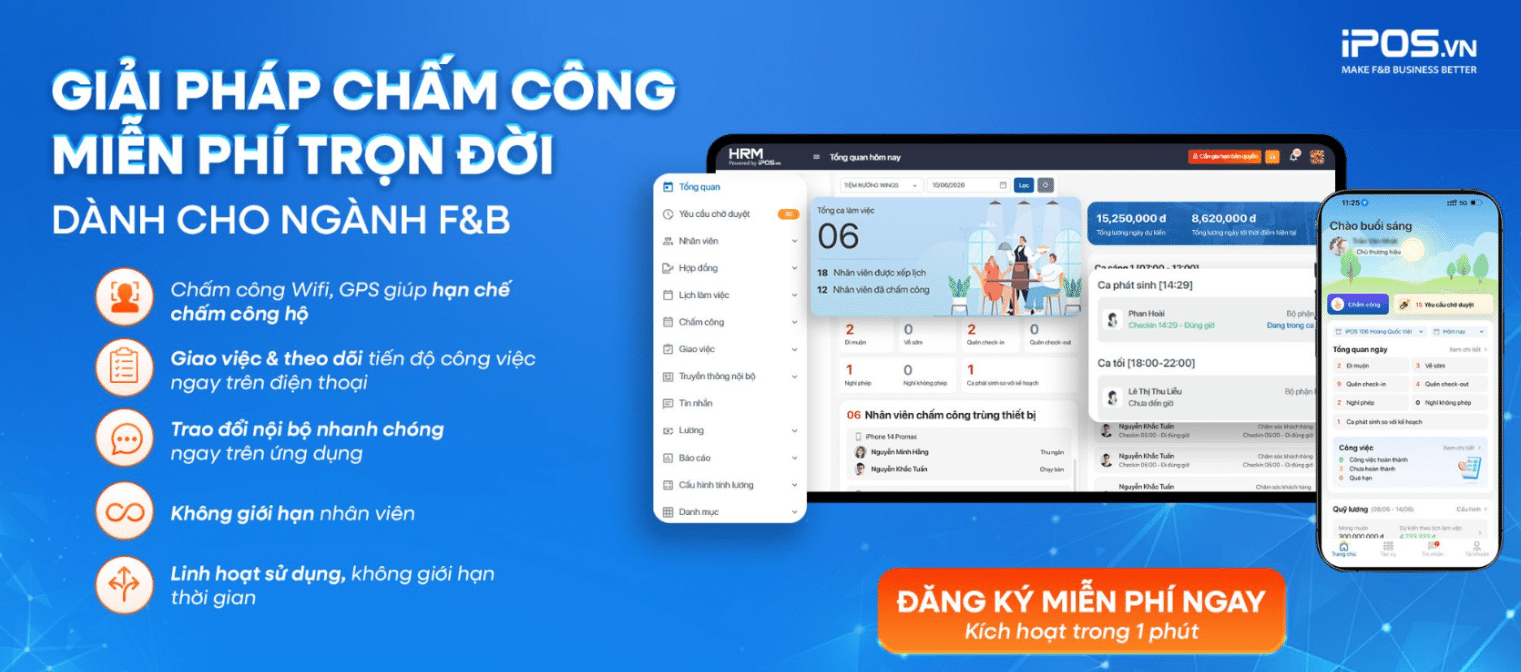 iPOS HRM phù hợp với nhiều mô hình doanh nghiệp